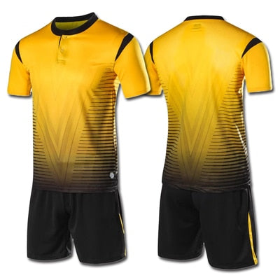 Kids men blank soccer jerseys set
