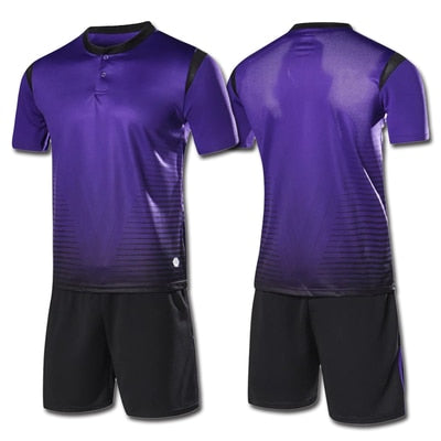Kids men blank soccer jerseys set