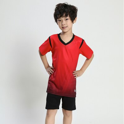 Kids men blank soccer jerseys set