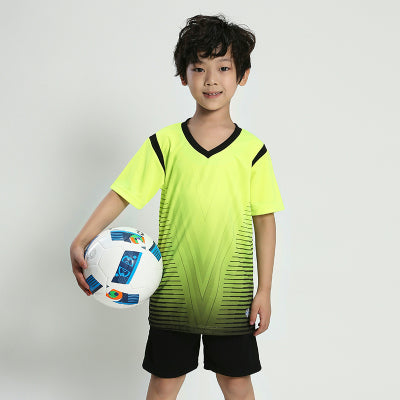 Kids men blank soccer jerseys set