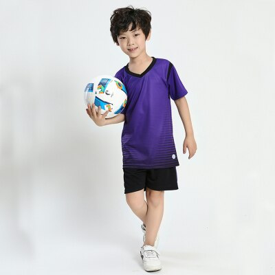 Kids men blank soccer jerseys set